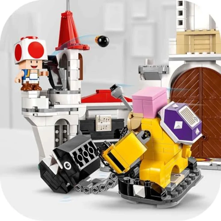 LEGO® Konstruktionsspielsteine Showdown mit Roy beim Pilz-Palast (71435), LEGO Super Mario, (738 St), Made in Europe - Preisvergleich – Bild 2