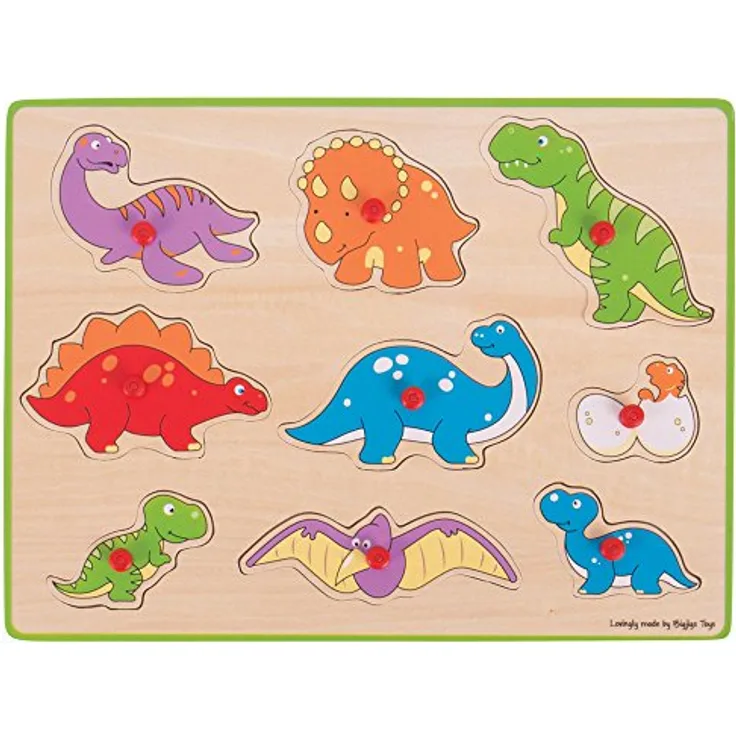 Bigjigs Toys Steckpuzzle (Dinosaurier)