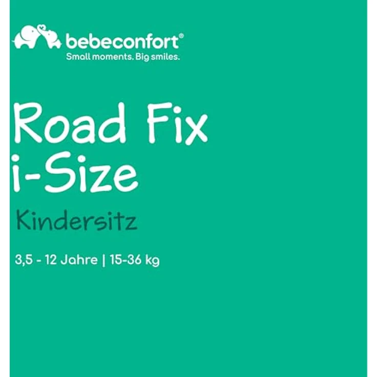 Bebeconfort Road Fix I-Size, Kindersitz nach ECE R129/i-Size Norm, zusammenklappbar für Kinder von 3,5 bis 12 Jahren – Bild 2