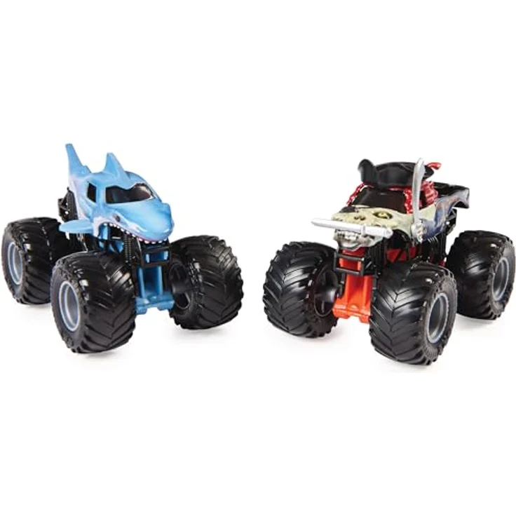 Monster Jam Original Monster Jam Zweier-Pack mit authentischen Monster Trucks im Maßstab 1:64 (Sortierung mit verschiedenen Designs, Zufallsauswahl) – Bild 5