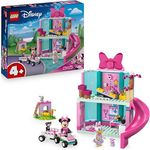 LEGO Disney Classic 43274 Minnies Tierhotel, Bausatz mit 2-geschossigem Hotel, Rutsche und Spielküche, 161 Teile, mehrfarbig