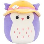 Squishmallows SQCR05400 - Holly die Eule mit Sonnenhut 19 cm, offizielles Jazwares Plüsch, superweiches Kuscheltier