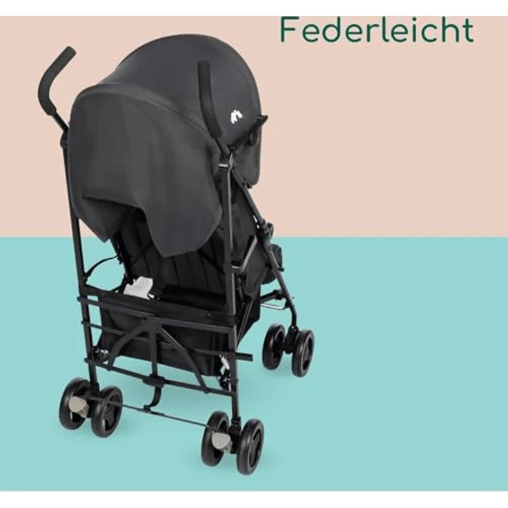 Bebeconfort Rainbow, Kinderwagen für 6 Monate bis 4 Jahre, verstellbare Rückenlehne, leicht und kompakt, Mineral Graphite – Bild 5