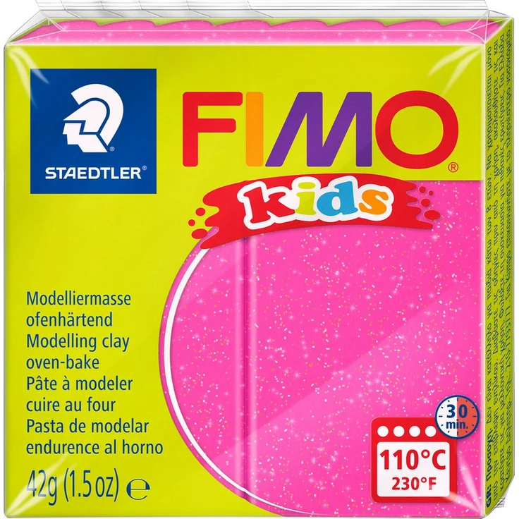 FIMO Modelliermasse kids, 42 g, 16 Farben für Kinder