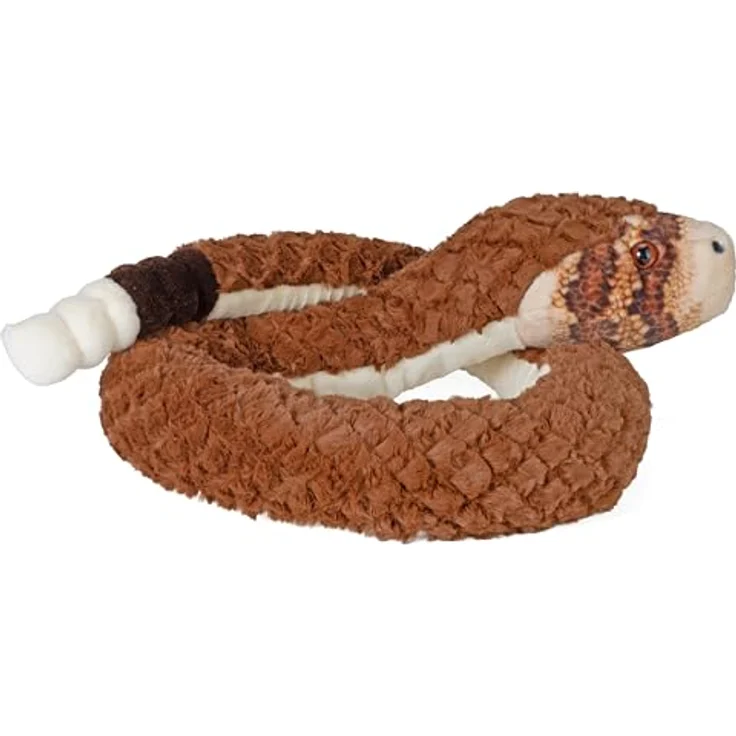 Wild Republic Plusch Klapperschlange Stofftier, 137 cm lang, mit 3D texturierten Augen und hochwertigem Material – Bild 5