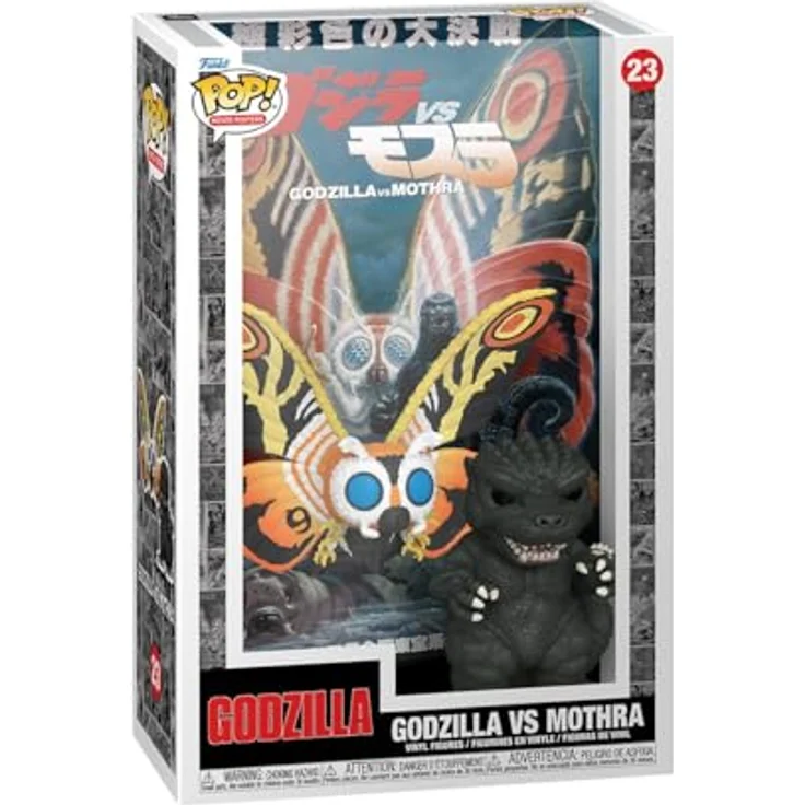 Funko Pop! Movie Poster: Godzilla Vs Mothra, Vinyl-Sammelfigur, 28 cm x 43 cm, offizielles Sammlerstück für Kinder und Erwachsene, Geschenkidee für Godzilla-Fans – Bild 1