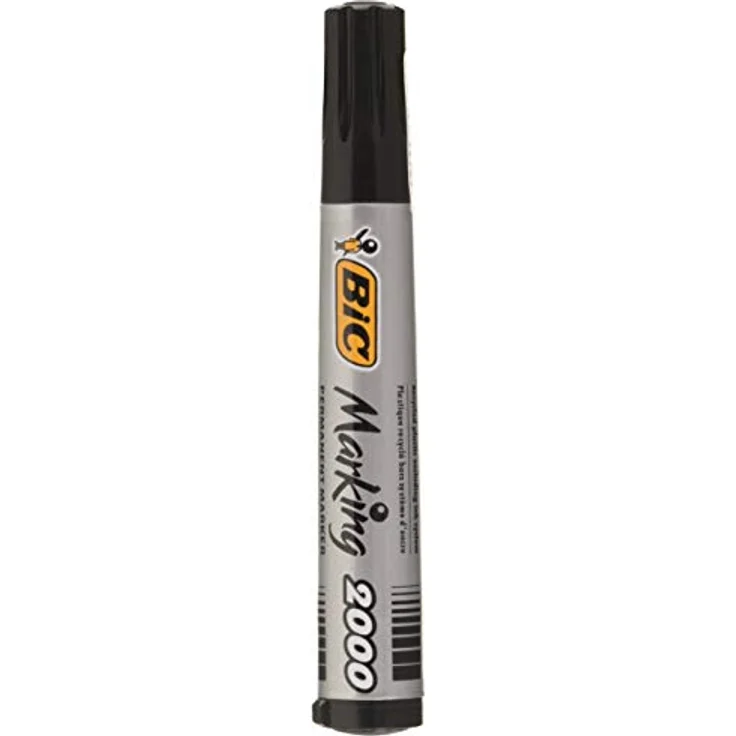 BIC 820915 Permanent Marker 2000 Rundspitze schwarz – Bild 1