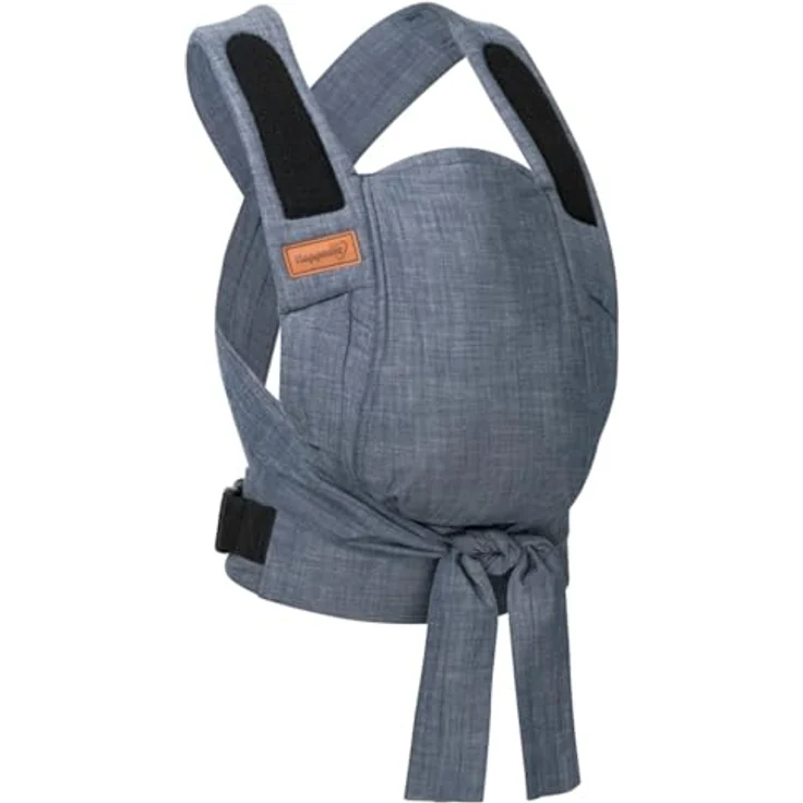 Hoppediz Babytrage Bondolino b.pure, Komforttrage ab Geburt (3 - 20 kg), Bauchtrage, Rückentrage & Hüfttrage aus hautfreundlicher Baumwolle – Bild 1