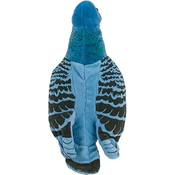 Teddys Rothenburg Kuscheltier Taube Guhruh blau 22 cm Plüschtaube Plüschvogel Stofftier - Kuschelweicher Plüsch, Maschinenwaschbar bis 30°C – Bild 4