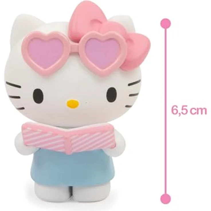 Hello Kitty Sweetheart Playmate, Sammelfigur 4,5 cm mit Zubehör in transparenter Box, zufälliges Modell für Kinder ab 3 Jahren, HKT38 – Bild 2