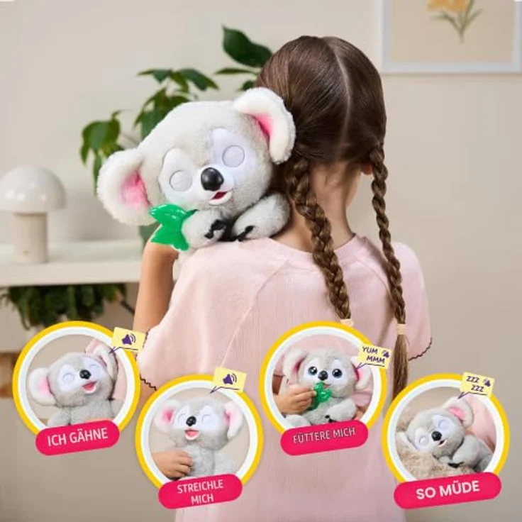 Moose Toys Little Live Pets - My Baby Koala Kiki, interaktives Spielzeug-Koala für Kinder ab 4 Jahren, aus softem Plüsch, reagiert auf Berührungen und Geräusche, AAA-Batterien – Bild 6