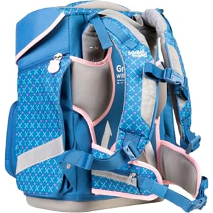 SCHOOL-MOOD® Champion Maxx Pro Mila Pferd, 7-tlg. Schulranzen Set mit ergonomischem Rückenpolster, Wasser- und Schmutzabweisend, 21 Liter Volumen – Bild 5