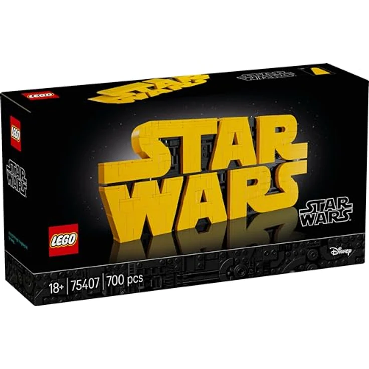 LEGO Star Wars™ 75407, Wars Logo aus Steinen Bausatz mit 700 Teilen, 3D-Dekoration für Erwachsene, Mehrfarbig – Bild 8