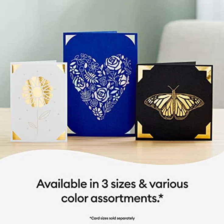 Cricut Folientransfereinsatzkarten | Feier | 8,9 cm x 12,4 cm (Cricut -Größe R10) | 18-Pack | Zur Verwendung mit Cricut Card Matte - 2x2 – Bild 5