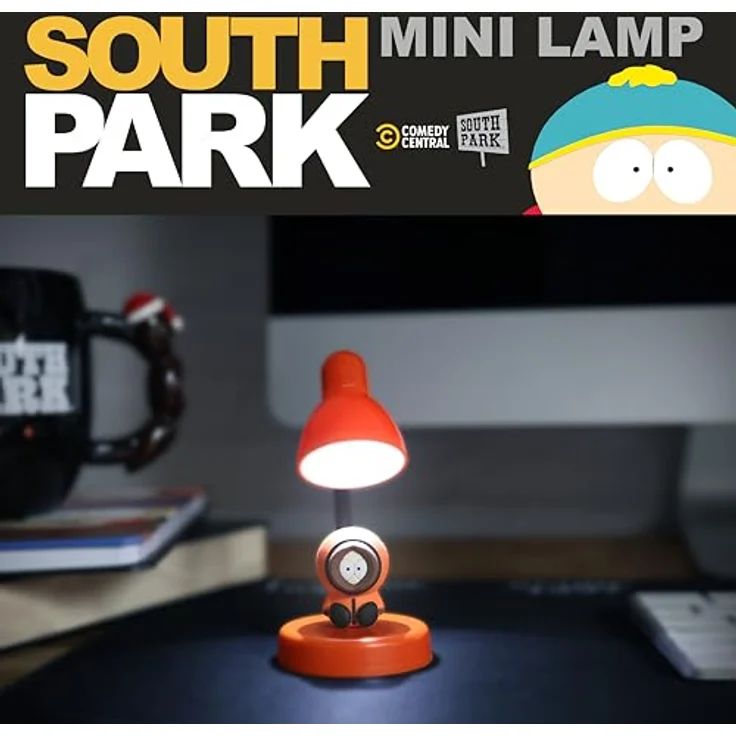 BlueSkyStudios South Park Mini Tischlampe, LED mit Kenny Figur, 11 cm, USB-C, offizielle Lizenzierung – Bild 2