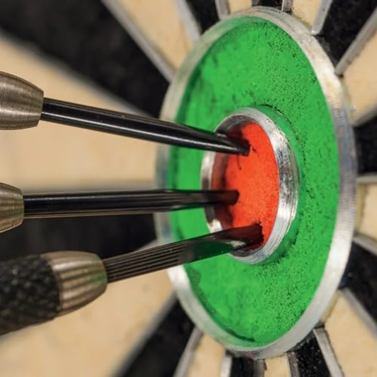 Winmau Dartboard-Beleuchtung Bundle "Plasma + Surround Ice 4306", 132 warme LEDs mit 2000 Lumen, weiß – Bild 4