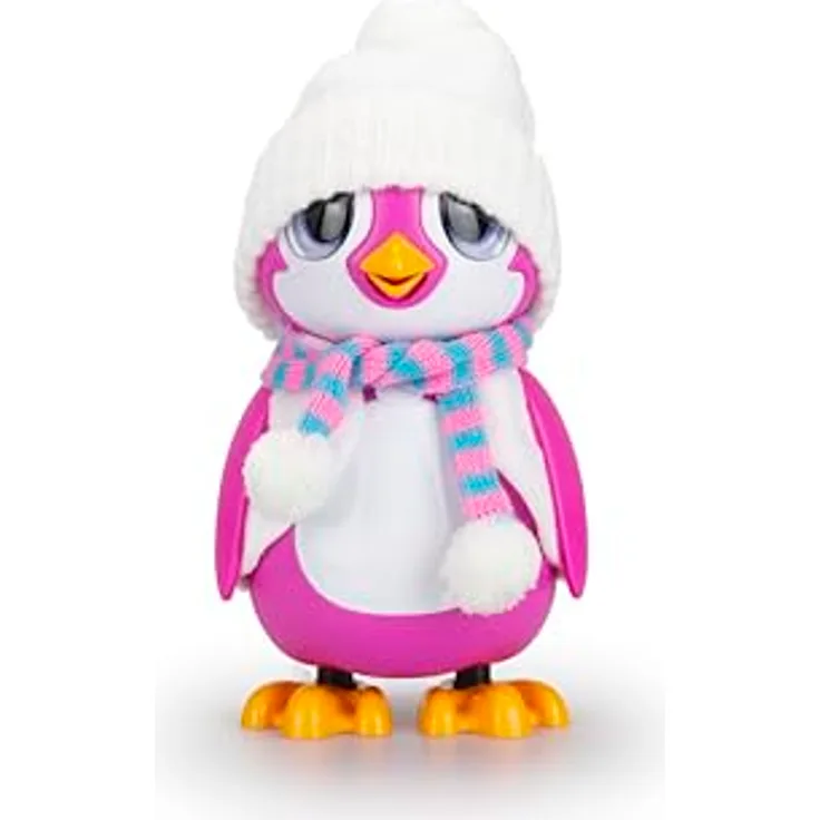 Silverlit Rettungspinguin Interaktiver rosa Pinguin mit 20 verschiedenen Emotionen + 5 Zubehörteilen inklusive Ton- und Lichteffekte Lernerlebnis AAA-Batterien inklusive Ab 5 Jahren