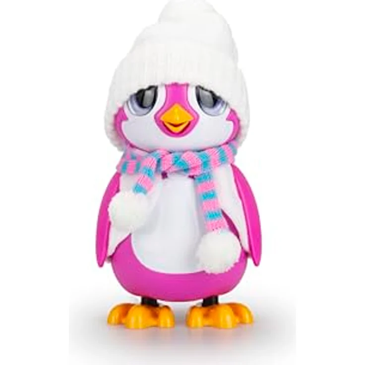 Silverlit Rettungspinguin Interaktiver rosa Pinguin mit 20 verschiedenen Emotionen + 5 Zubehörteilen inklusive Ton- und Lichteffekte Lernerlebnis AAA-Batterien inklusive Ab 5 Jahren – Bild 1