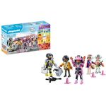 PLAYMOBIL 71399 My Figures: Stuntshow Spielset, mehrfarbig mit über 1000 Figurenkombinationen und individuell zusammenbaubaren Stuntakrobaten