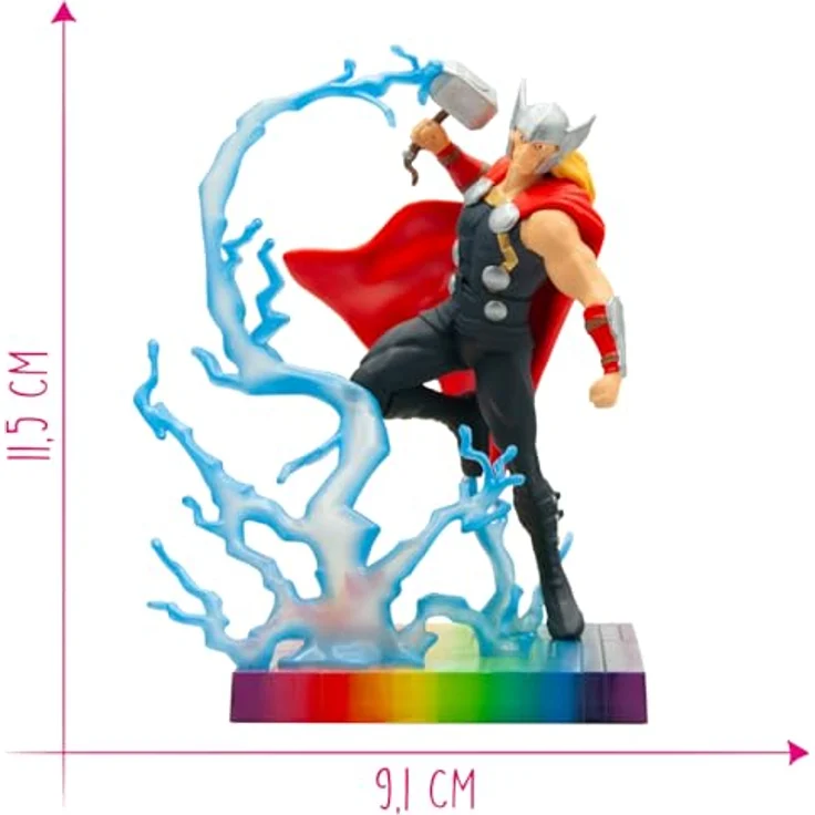 Bullyland Thor von den Marvel Avengers, detailgetreue 11,5 cm Sammelfigur für Kidults 11333 – Bild 2