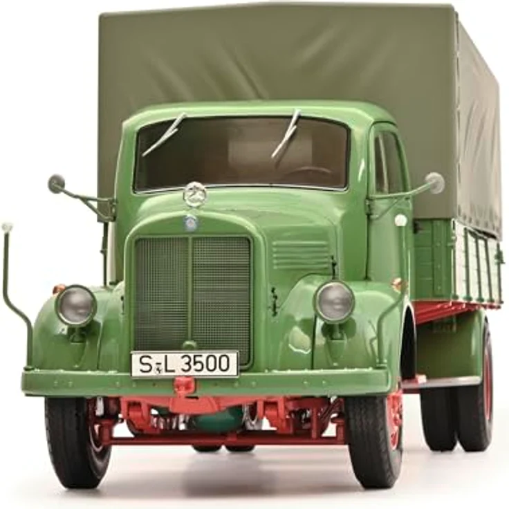 Schuco 450050100 Modellfahrzeug, grün - Classic Langhauber-LKW im Maßstab 1:43 – Bild 3