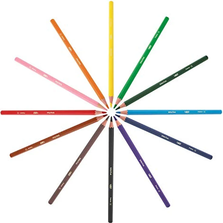 Bic Kids ECOlutions Evolution Buntstifte Set für Kinder ab 5 Jahren Farbstifte ohne Holz mit bruchsicherer Mine 12 Farben in Großpackung a  144 Stück – Bild 2