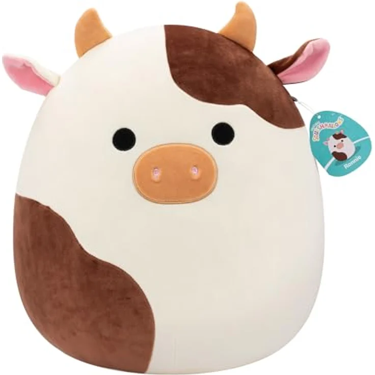 Squishmallows SQCR07700 - Ronnie die Kuh 40 cm, offizielles Jazwares Plüsch, superweiches Kuscheltier – Bild 2