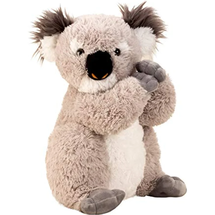 Geschenkestadl Koala Bär Teddy, 40 cm kuschelweicher Plüsch Teddybär in Grau, waschbar bei 30°C – Bild 1