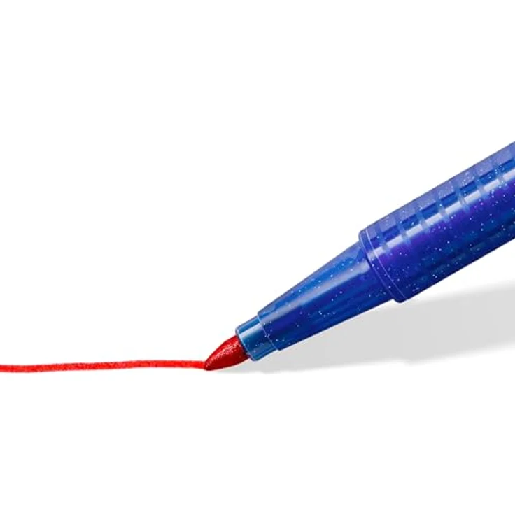 STAEDTLER Federtasche Fasermaler triplus color, gefüllt mit 20 sortierten Farben, Lederoptik, hellgraues Futter, 600D Polyester – Bild 6