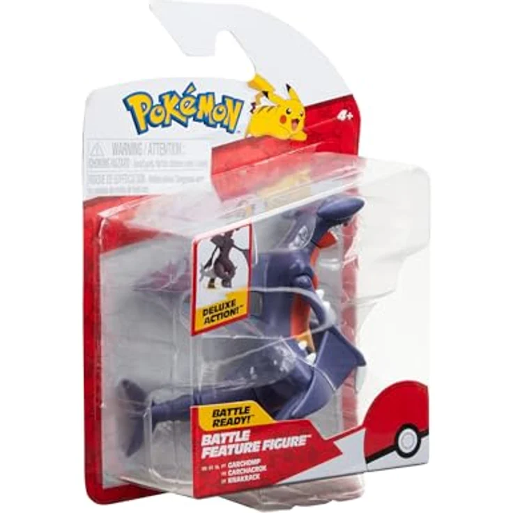 Pokémon Garchomp Krakrack Figur, 11 cm, offizielles Spielzeug aus der neuen Welle 2024 – Bild 2