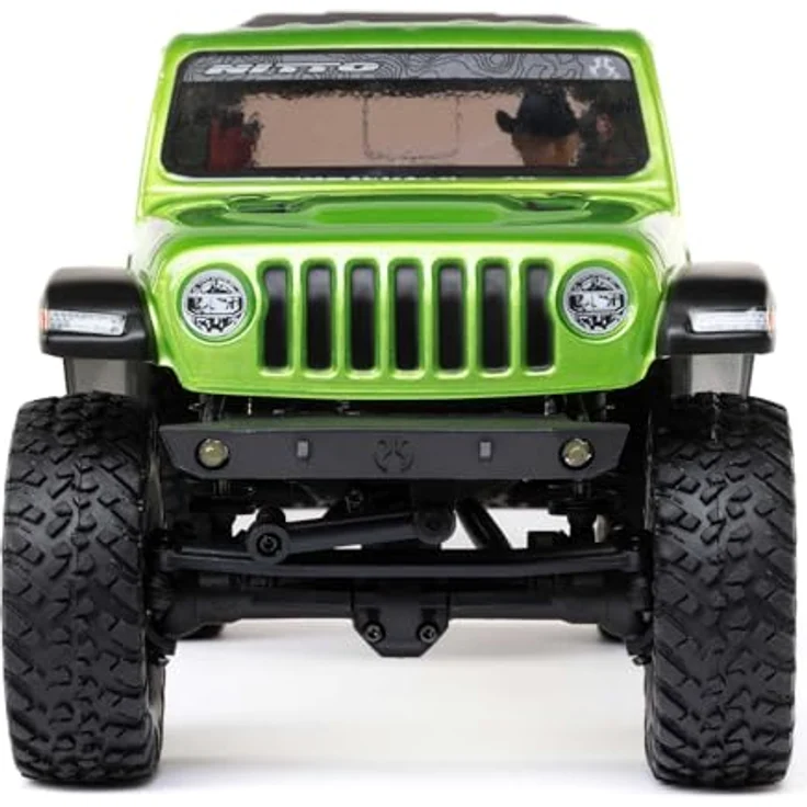 Axial SCX24 Jeep JT Gladiator 1:24 Rock Crawler, 4WD, Brushed, RTR, grün, inklusive Spektrum SLT2 Fernsteuerung und LiPo-Akku – Bild 9