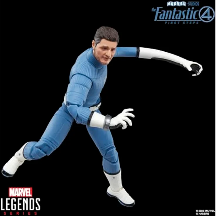 Marvel Legends Series Mister Fantastic Action-Figur, 15 cm große Sammelfigur mit 4 Accessoires und beweglichen Gelenken, inspiriert von Marvel Studios' Fantastic Four – Bild 5