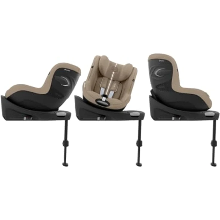 Cybex Sirona G i-Size Plus, Reboard Kindersitz mit 360°-Drehmechanismus, Almond Beige – Bild 10