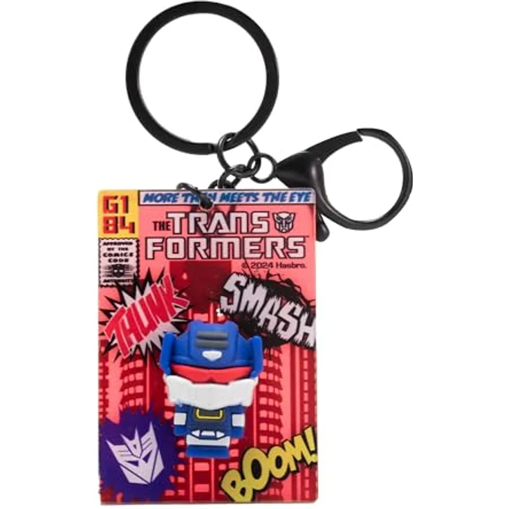 Thumbs Up Transformers Thumbs up Schlüsselanhänger, 3D Soundwave Design aus robustem Acryl mit Karabinerhaken – Bild 1