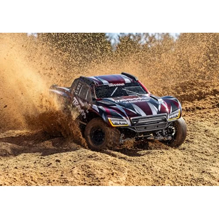 Traxxas RC-Auto Traxxas Maxx Slash 4WD 1:7 Short Course Truck "Rot" RTR mit VXL-6S, Maximalgeschwindigkeit von bis zu 120km/h – Bild 3