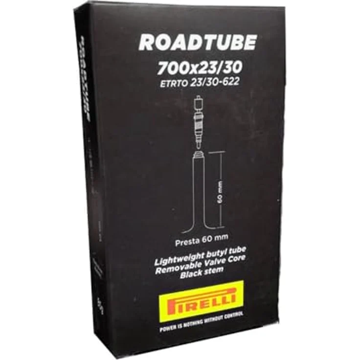 Pirelli Road Tube Fahrradschlauch, Polyurethanschlauch, Doppelt so stark wie Butyl, Superleicht, 23/30-622, Mehrfarbig – Bild 3