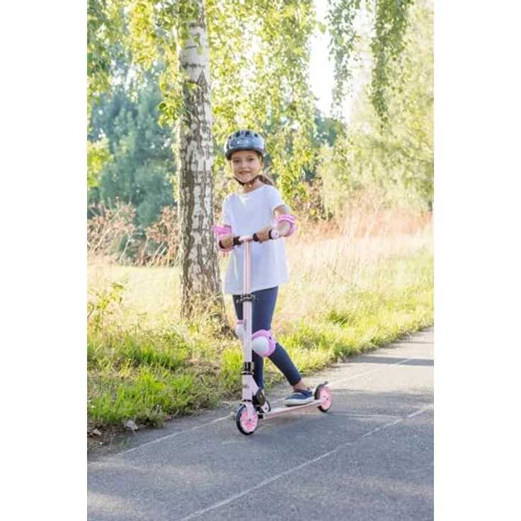 Vedes New Sports Scooter rosa/schwarz 120mm, Aluminium Deck, ABEC7 Kugellager – Bild 2