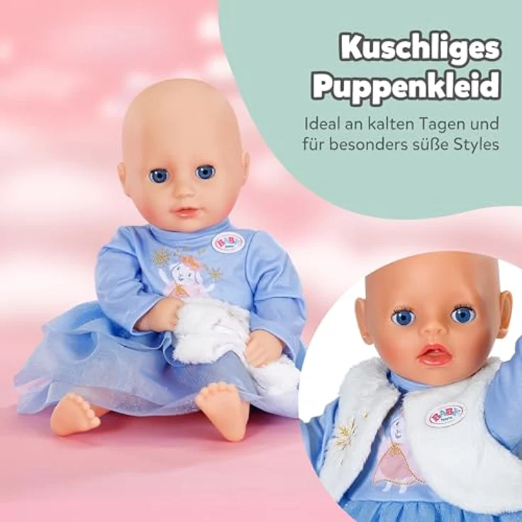 Zapf Creation BABY born Winterkleid 36 cm, Puppenkleidung für die kalte Jahreszeit – Bild 4