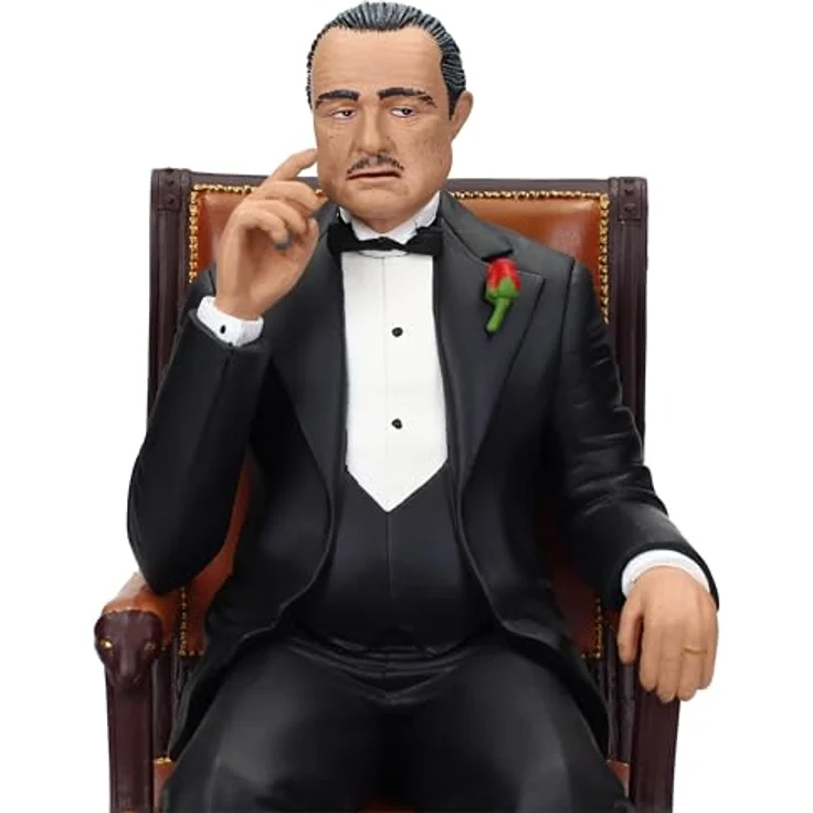 SD Toys - Der Pate PVC Statue Don Vito Corleone, 15 cm, Mafiaboss Figur in Fensterbox – Bild 4
