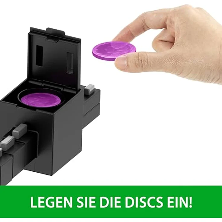 Mattel Minecraft Drachenatem Enderdrache-Actionfigur, 55 cm lang mit 51 cm Flügelspannweite und 10 abschießbaren Scheiben, JKC13 – Bild 2