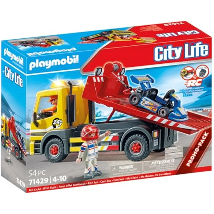 Playmobil® Konstruktions-Spielset Abschleppdienst (71429), City Life, (54 St), mit Licht – Bild 3