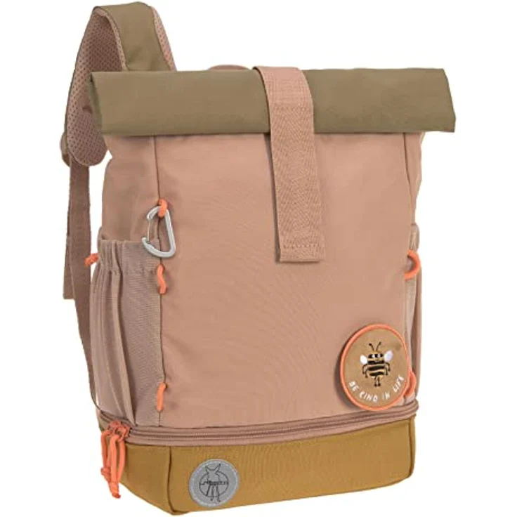Lässig Kindergartenrucksack Rolltop - Nature, Nature hazelnut – Bild 2