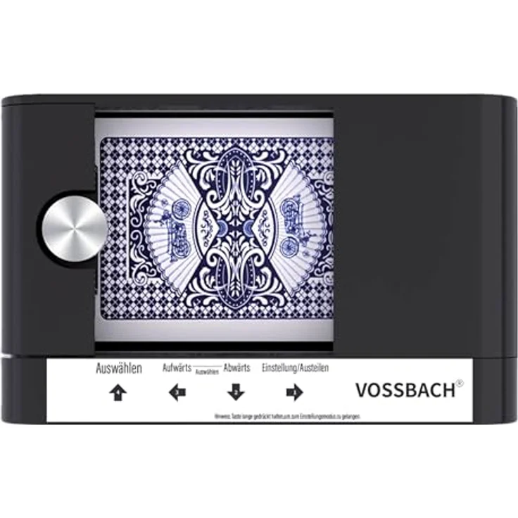 VOSSBACH Automatischer Akku Kartenverteiler Spielkarten Verteiler Kartendealer, Vielseitig einsetzbar für Poker und Blackjack, USB-C-Kabel für einfaches Aufladen, Schwarz – Bild 4