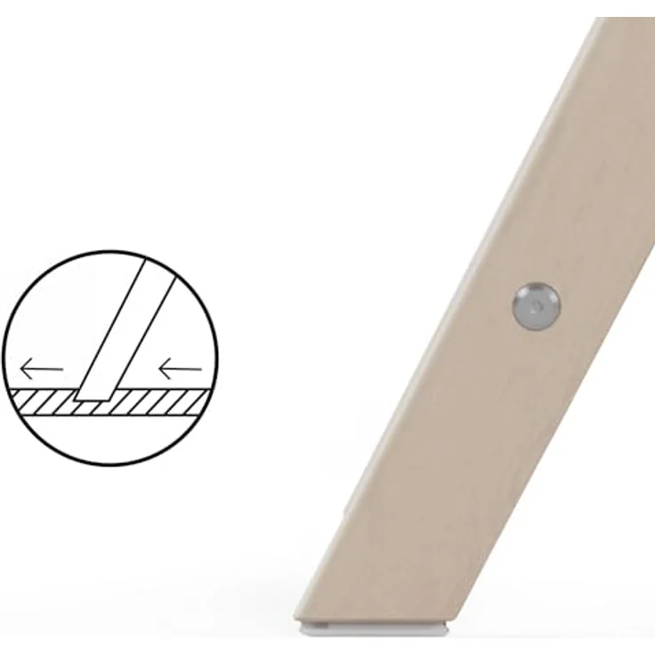 Cybex Click & Fold Hochstuhl, klappbar, aus FSC-zertifiziertem Buchenholz, All Natural – Bild 9