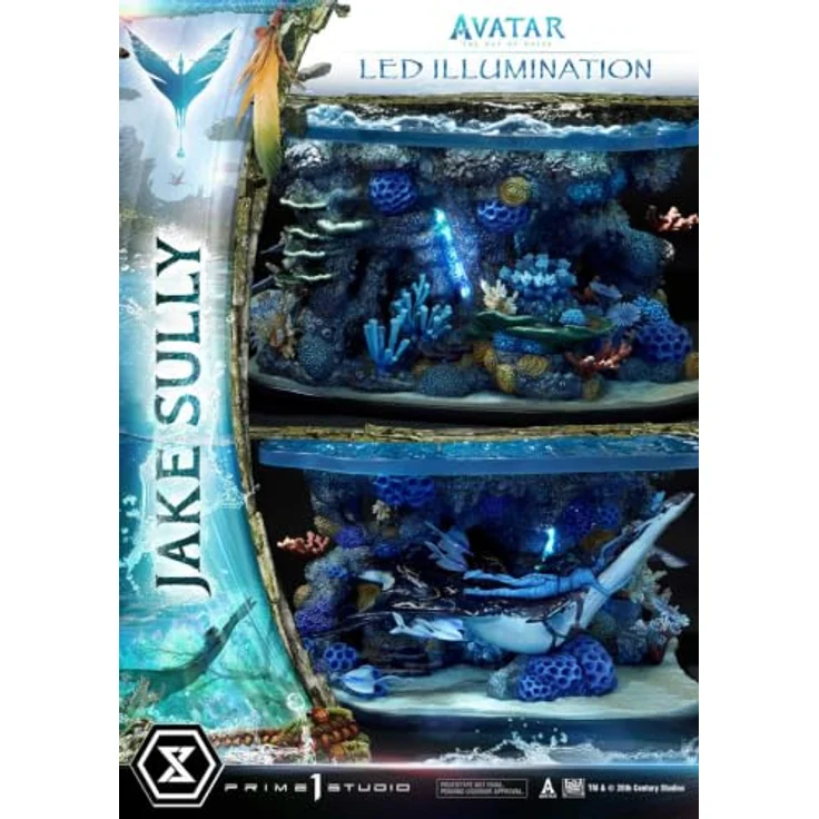 Prime 1 Studio Avatar: The Way of Water Statue Jake Sully Bonus Version, 59 cm, detailreiche Sammelfigur aus hochwertigem Kunststoff – Bild 2