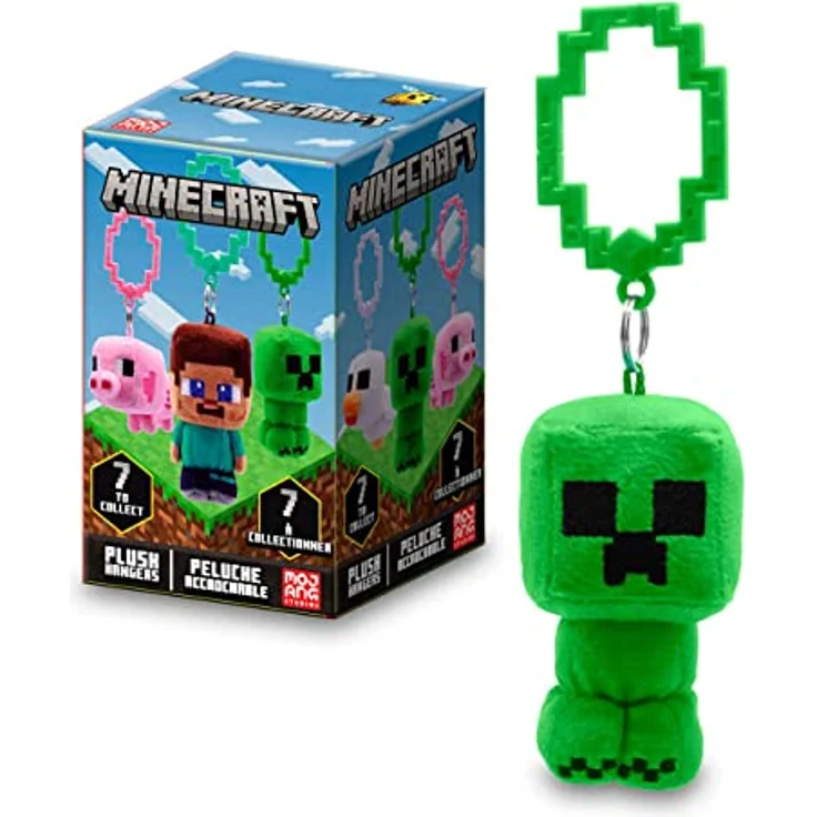 Minecraft Rucksack-Anhänger aus Plüsch – Bild 1
