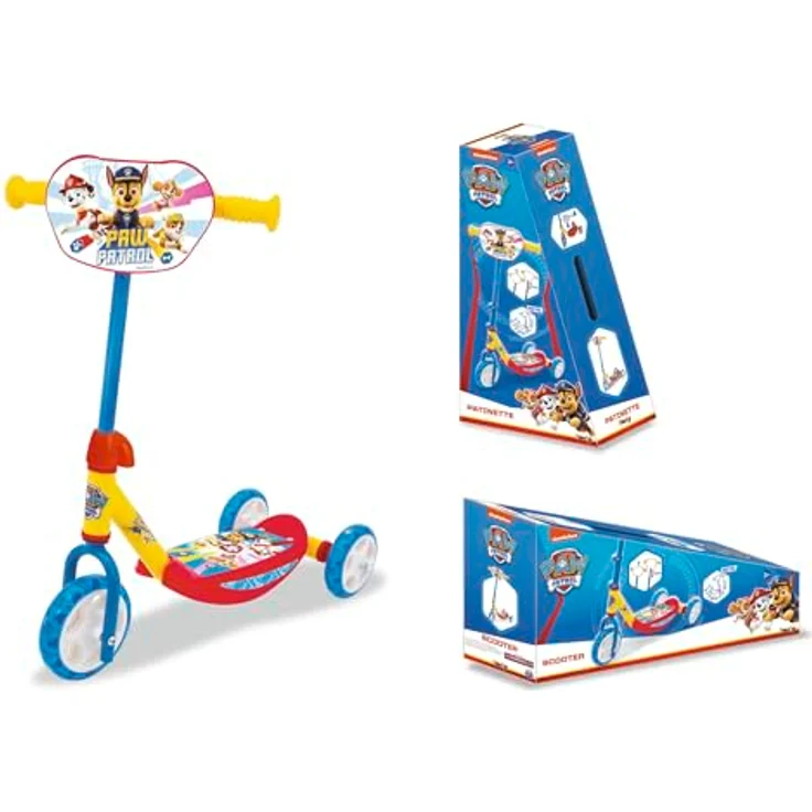 Smoby Paw Patrol Kinderroller - 3 Räder - Höhenverstellbarer Lenker - Stabile Konstruktion - Leicht & transportierbar - Ab 3 Jahren – Bild 5