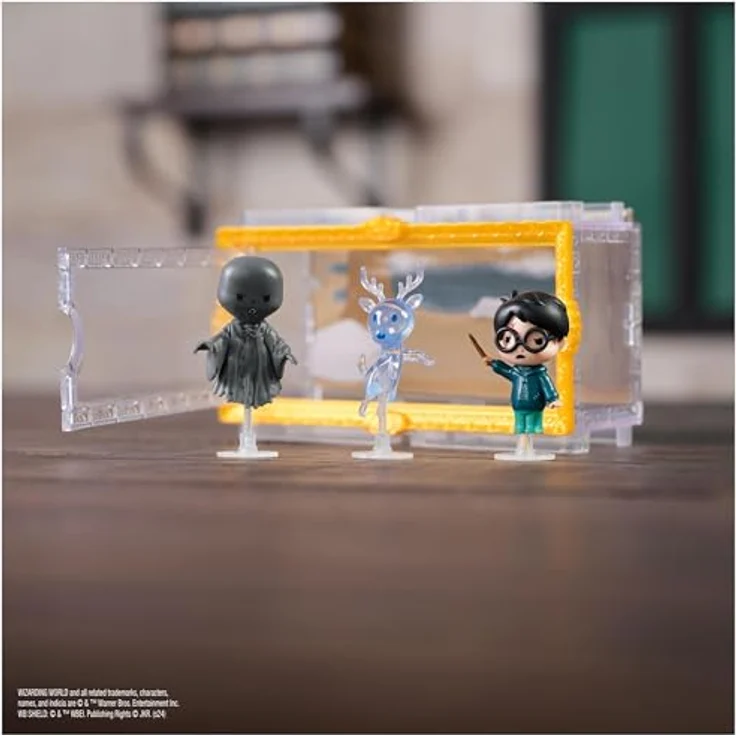 Wizarding World Micro Magical Moments Sammelfiguren Set, Harry Potter, Patronus und Dementor im Setzkasten, für Kinder ab 6 Jahren – Bild 6