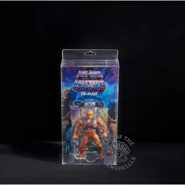 MS-Point 20er Set Blister Eye of the Clamshells Flat für MOTU Origins MS-19926, transparente Schutzboxen mit Staubschutz und Hängemöglichkeit – Bild 3