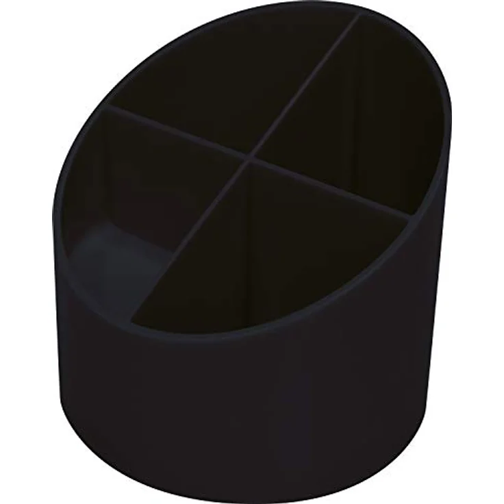 Helit H6790295 - Multiköcher „the green cross“, aus Recycling-Kunststoff Blauer Engel zertifiziert, schwarz, 1 Stück – Bild 1